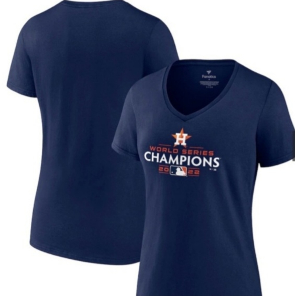 Houston Astros Fanatics Branded Women's 2022 World Series T-Shirt